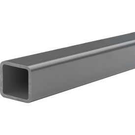 PVC Rectangular Tube 12"L x 7/8"W, Gray