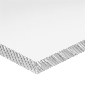 Polycarbonate Sheet 96"L x 48"W x 1/4" Thick, Clear, Scratch & UV Resistant