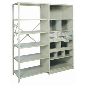 Swinging Doors For Shelving, 36"Wx84"H - For T-Post Gray