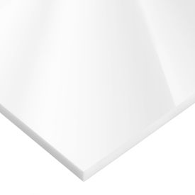 Cast Acrylic Sheet 48"L x 48"W x 1/8" Thick, White