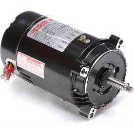 Pool Pump Motor, 3/4 HP, 3450 RPM, 208-230/460V, ODP, 56J Frame