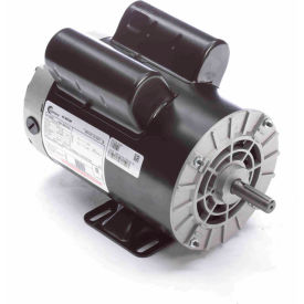 Air Compressor Motor, 5 HP, 3450 RPM, 208-230V, ODP, P56 Frame