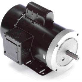 General Purpose Single Phase Motor, 1 HP, 1725 RPM, 115/208-230V, TEFC, 56HC Frame