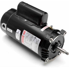 Pool Pump Motor, 1 HP, 3450 RPM, 230/115V, ODP, 56J Frame