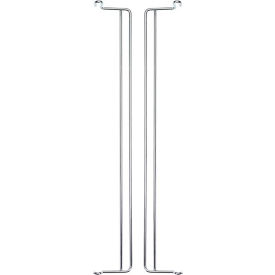 One Hanger Pair for QMB534C/QMB540C/QMB550C, Chrome, Wire Mesh