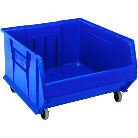 Mobile Hulk Container, 22-1/2"L x 23-7/8"W x 12"H, Blue, Polypropylene