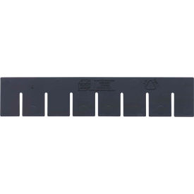 Long Divider, 11"L x 5"W x 2"H, Gray, Polyprolylene