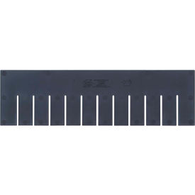 Long Divider, 14"L x 4"W x 2"H, Gray, Polyprolylene