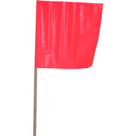 Nylon Safety Flag, Orange, 18"x18"