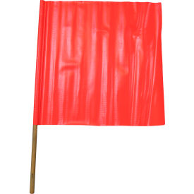 Nylon Safety Flag, Orange, 24"x24"