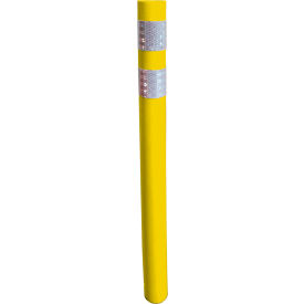 36" X 3" Reflective Reboundable Delineator, Round, Yellow