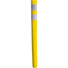 48" X 3" Reflective Reboundable Delineator, Round, Yellow