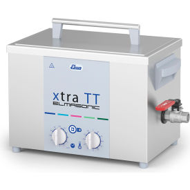 Xtra TT30H Heavy Duty Ultrasonic Cleaner, with Heater, Timer, Drain, 0.75 Gal.