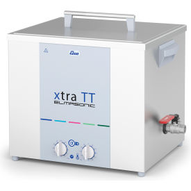Elmasonic Xtra TT120H Heavy Duty Ultrasonic Cleaner, with Heater, Timer, Drain, 3.5 Gal.