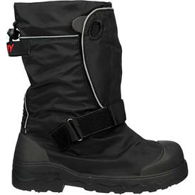 XT Traction Overshoe w/ Roll-A-Way Gaiter, Small, Oil Resistant, Black
