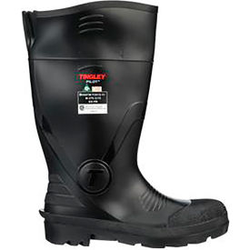 General Purpose Boot, Men's Size 6, 15"H, Steel PR Midsole, Cleated Sole, Black