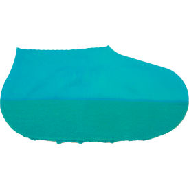 Disposable Shoe Covers, Large, Ankle Height, Blue, 100 Pack