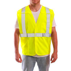 Type R Class 2 Hi Visibility Safety Vest, 5 Point Breakaway, Polyester Mesh, XXS-XS