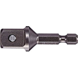 1/2 x 1/4 Hex Socket Adapter, 2" Pin, Gunmetal Grey, S2 Modified Steel