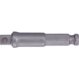 1/2 x 7/16 Hex Socket Adapter x 3" Pin, Gunmetal Grey, S2 Modified Steel