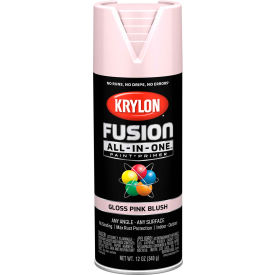 All-In-One Combination Aerosol Paint & Primer, Gloss Pink Blush, 12 oz. - Pkg Qty 6