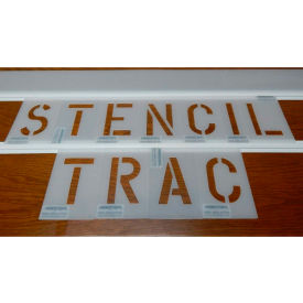 Stencil Trac, 1/8" Thick, PolyTough, Plastic, White