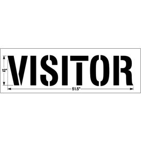 12" VISITOR, 1/8" Thick, PolyTough, Plastic, White