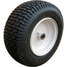 Lawn/Garden Tire Assembly 16X6.50-8 2PR SU12 TURF & 8X5.375 Graish White Wheel 3/4"ID Bushing