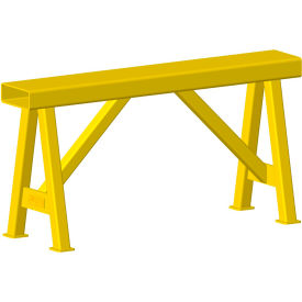 Style A Mat Stand, 20"W x 42"D x 28"H, 3000 lb. Capacity, Yellow