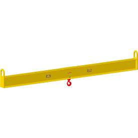 16' Twin Hoist Lift Beam, Yellow - 20000 Lb. Capacity