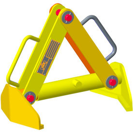 Barrel Bucket Lifter, Yellow - 1000 Lb. Capacity