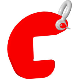 Pipe Lifting Hooks 16"L x 10"W x 6"H, Red - 10000 Lb. Capacity