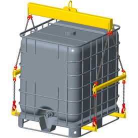IBC Tote Lift Beam, Yellow - 5000 Lb. Capacity