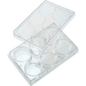 Individual 6 Well Tissue Culture Plate w/ Lid, Sterile, Pack of 50