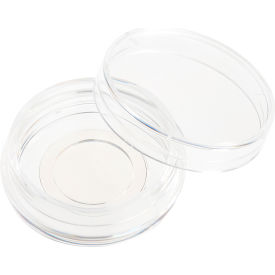 30mm x 10mm Tissue Culture Treated Dish, 15mm Glass Bottom, Sterile, Clear, PS, 50PK