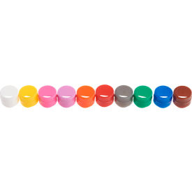 Cap Insert for CF Cryogenic Vial, Assorted Colors, Non-Sterile, Polypropylene, 500PK
