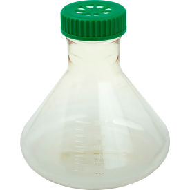 2L Fernbach Flask, Vent Cap, Plain Bottom, Polycarbonate, Sterile