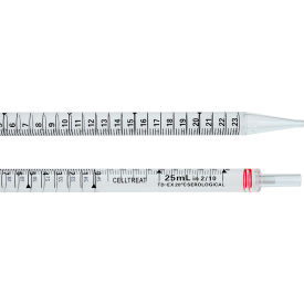 25mL Serological Pipet, Individually Wrapped, Sterile, Polystrene, 400/PK