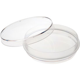 100x20mm Tissue Culture Treated Dish with Grip Ring, Sterile, Clear, Polystyrene, 300PK
