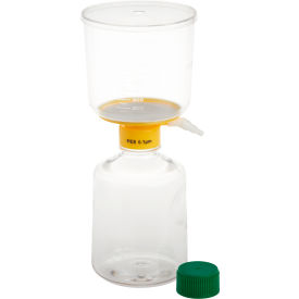 1000mL Filter System, PES Filter, 0.10µm, 90mm, Sterile, Polystyrene, 12/PK