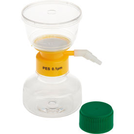 150mL Filter System, PES Filter, 0.10µm, 50mm, Sterile, Polystyrene, 12/PK