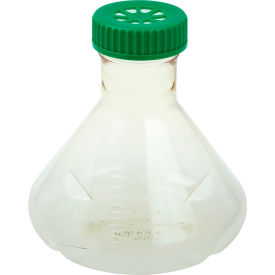 2L Fernbach Flask, Vent Cap, Baffled Bottom, Polycarbonate, Sterile