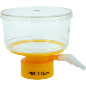 250mL Bottle Top Filter, PES Filter Material, 0.45m, 75mm, Sterile