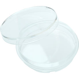 60x15mm Tissue Culture Treated Dish w/Grip Ring, Sterile, Clear, Polystyrene, 500/PK