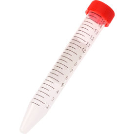 15mL Centrifuge Tube, Red Cap - Bag, Sterile