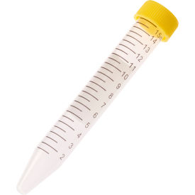 15mL Centrifuge Tube, Yellow Cap - Bag, Sterile