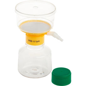 250mL Filter System, PES Filter, 0.10µm, 75mm, Sterile, Polystyrene, 12/PK