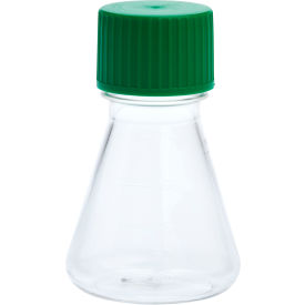 125mL Erlenmeyer Flask, Solid Cap, Plain Bottom, PETG, Sterile