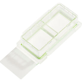 2 Chamber Cell Culture Slide, Glass, Sterile