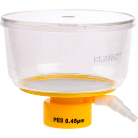 500mL Bottle Top Filter, PES Filter Material, 0.45m, 90mm, Sterile